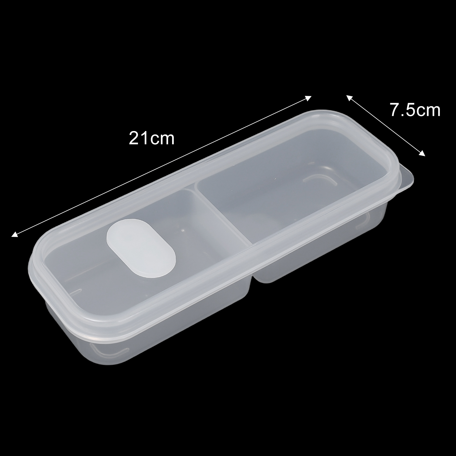 1/10Stck Kunststoff schärfer Kasten Kühlschrank Fleisch Erhaltung Kasten Gemüse Obst Lagerung Container Küche Fleck Mittagessen Versiegelt lagerung: verrotten / 4.25 Zoll