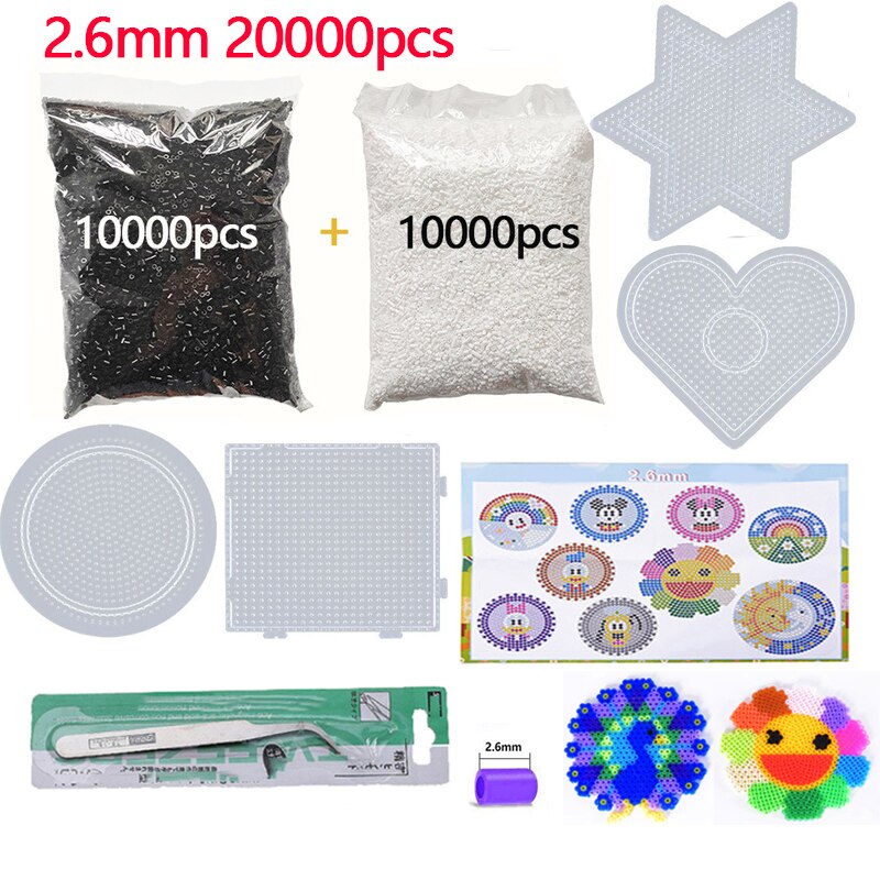 2.6Mm Mini Hama Zekering Kralen Set Puzzels Speelgoed 24 48 72 Kleur Hama Kralen Diy Puzzels handgemaakte Kinderen Speelgoed