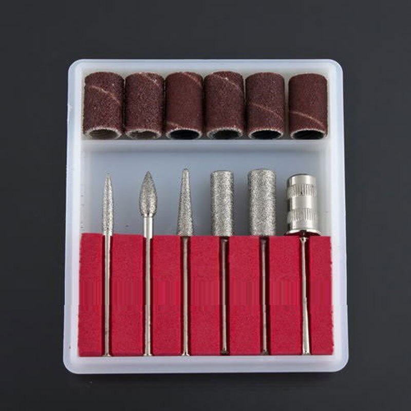 6pcs Carbide Nail Boren Voor Elektrische Nagel Boormachine Nagelvijl Manicure Tool
