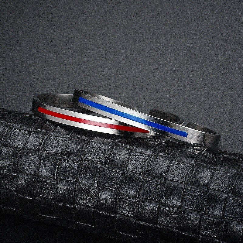 2022 Fashion C Shape Bangle Bracelet uomo donna apertura larghezza 6mm bracciale in acciaio inossidabile per uomo donna gioielli regalo