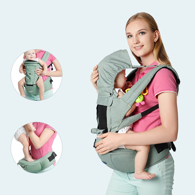 Porte-bébé ergonomique pour enfant de 0 à 36 mois, , siège de hanche, face frontale kangourou, porte-enveloppe pour bébé de 0 à 36 mois