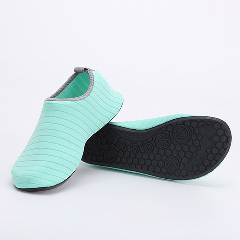 Mężczyźni kobiety buty do wody buty do pływania jednokolorowe letnie buty na plażę skarpety nadmorskie tenisówki kapcie dla mężczyzn Zapatos Hombre: Green / 2XL