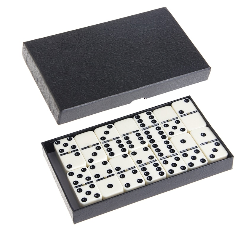 Houten Domino Doos Speelgoed Spel Set/28Pcs Reizen Domino Ideaal Voor Kinderen Kids