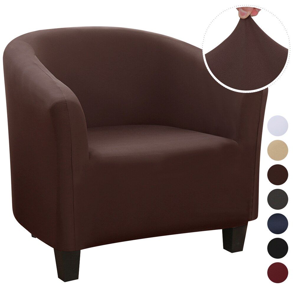1 sæde sofa slipcover stretch betræk til lænestol sofa sofa stue enkeltsæde møbler elastisk sofa lænestol betræk: 07