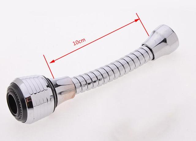 Rubinetto della cucina aeratore 2 modalità diffusore del filtro dell'acqua regolabile a 360 gradi rubinetto dell'ugello di risparmio idrico: bianca