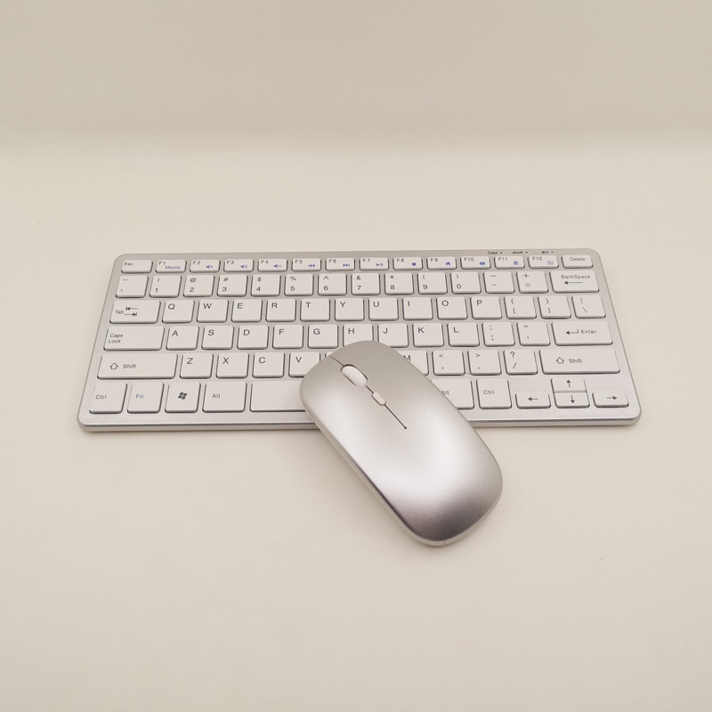 Teclado y ratón de carga USB inalámbrico para iMac, Windows, Mac, ordenador portátil de escritorio, 1074