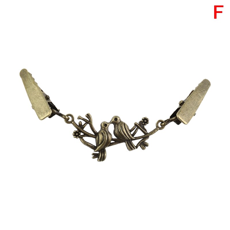 Femmes rétro Vintage Cardigan canard pince broche pull châle Blouse col pull écharpe fermoir broche bijoux accessoires: 12