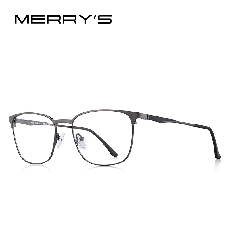 MERRYS Women Retro Cat Eye Glasses Frame Ladies Eyeglasses Prescription Optical Eyewear S2165: C02 Gray