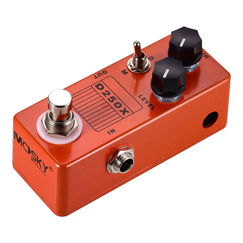 Mosky D250X Mini Overdrive Voorversterker Gitaar Effect Pedaal Met True Bypass Schakelaar