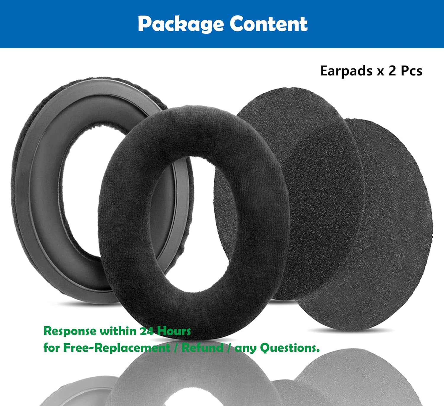 Oreillettes Souples de Remplacement, Coussin Compatible avec Sennheiser HZP 41 PC 363D HZP 26 PC 360 G4closer ONE PC ino 3D Game One, Ensembles de Sauna