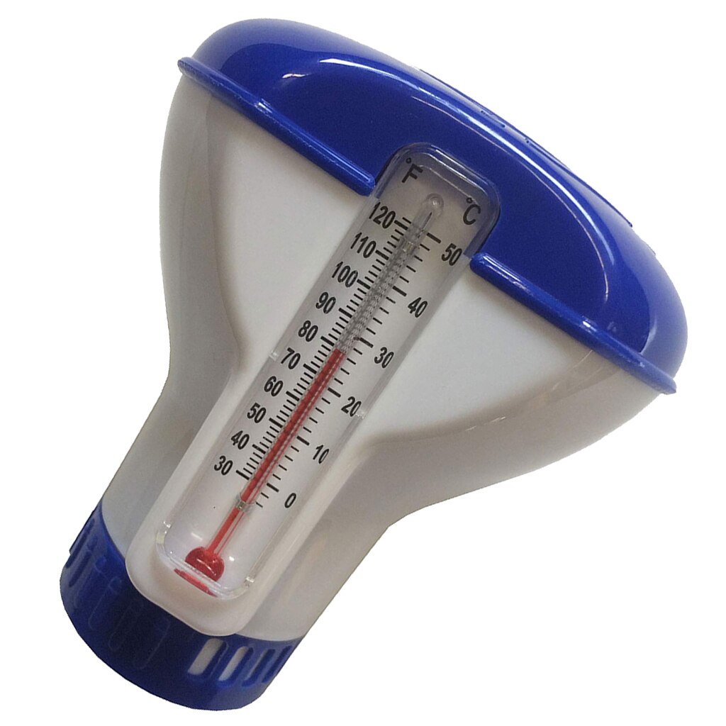 5Inch ABS Plastic Chemical Dispenser With Thermometer Spa Tub Tool