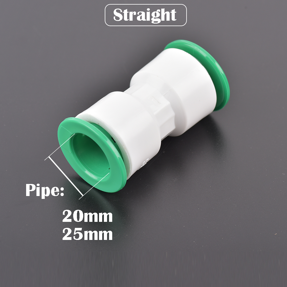 PPR Fittings Pipe Fittings Joint 20mm 25mm Direct Elbow Three-way Flexible Joint No Heating Quick Connector