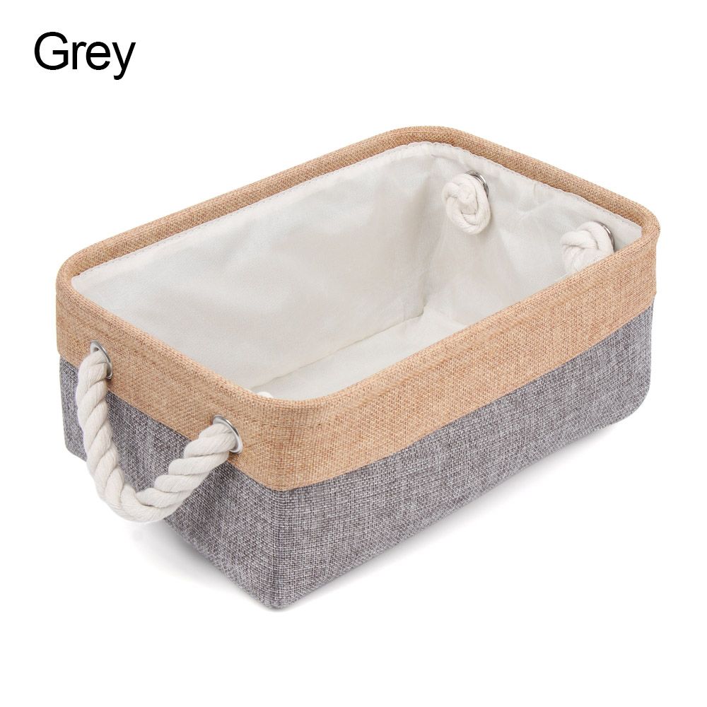 Portable Linen Sundries Sorting Basket, Home Supplies Organizer, Folding Box for Underwear Socks, Baby Toys Storage: Vermelho