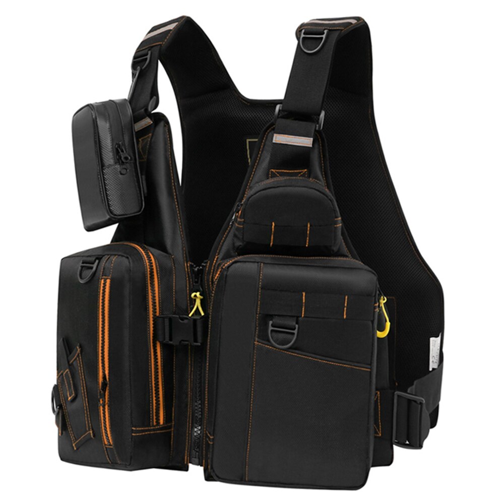 Angeln Schwimmweste Mehrere Taschen Flotation Schwimmweste Erwachsene Auftrieb Weste draussen Atmungsaktive leben jacke für angeln