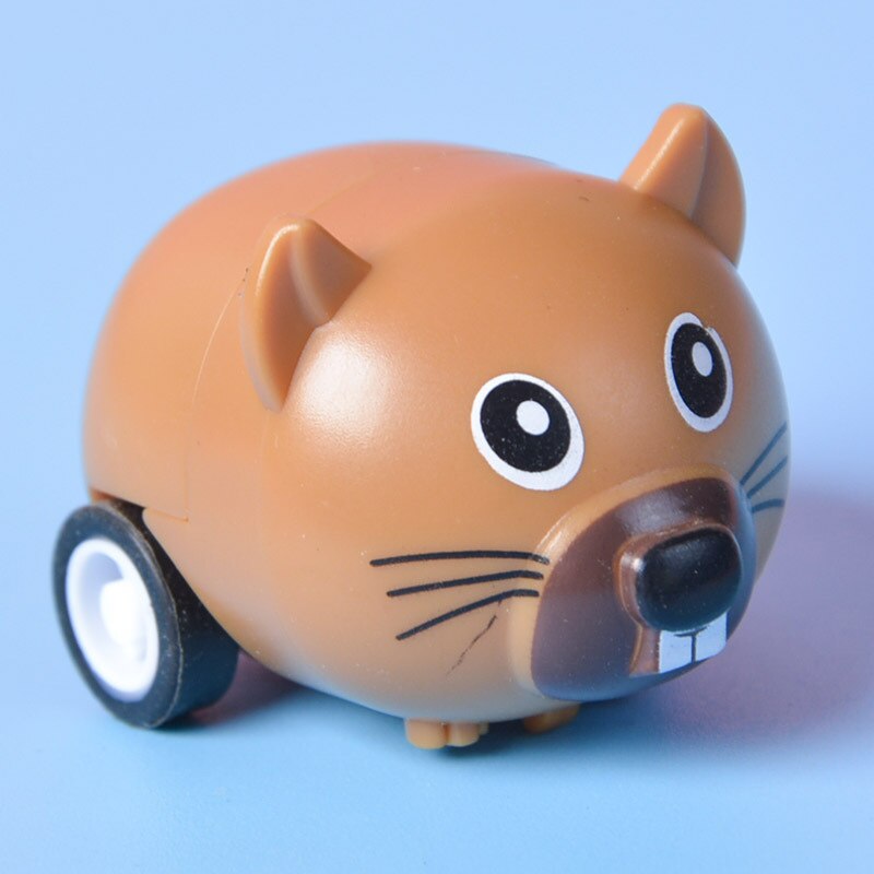 1 pz simpatico animale tirare indietro auto bestiame inerzia auto giocattoli per bambini ragazzi ragazze interessante Festival regali per bambini giocattoli: mouse