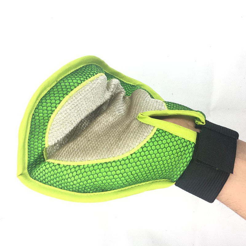 Dubbelzijdig Kammen Katten Grooming Red Silicon Pet Massager Ontharing Mitten Accessoires Kat Dieren Handschoen