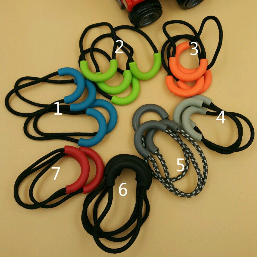 clothes zipper slider pullers zipper rope diy zipper head pull 10pcs/lot for 5# 8# 10# 15# 20# zip