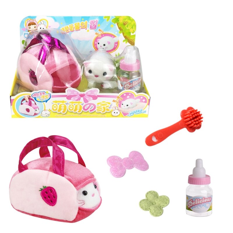066B Funny Electronic Interactive Toy Play Set for Girls Aged 6 7 8 9 House Toys: Cute Cat House