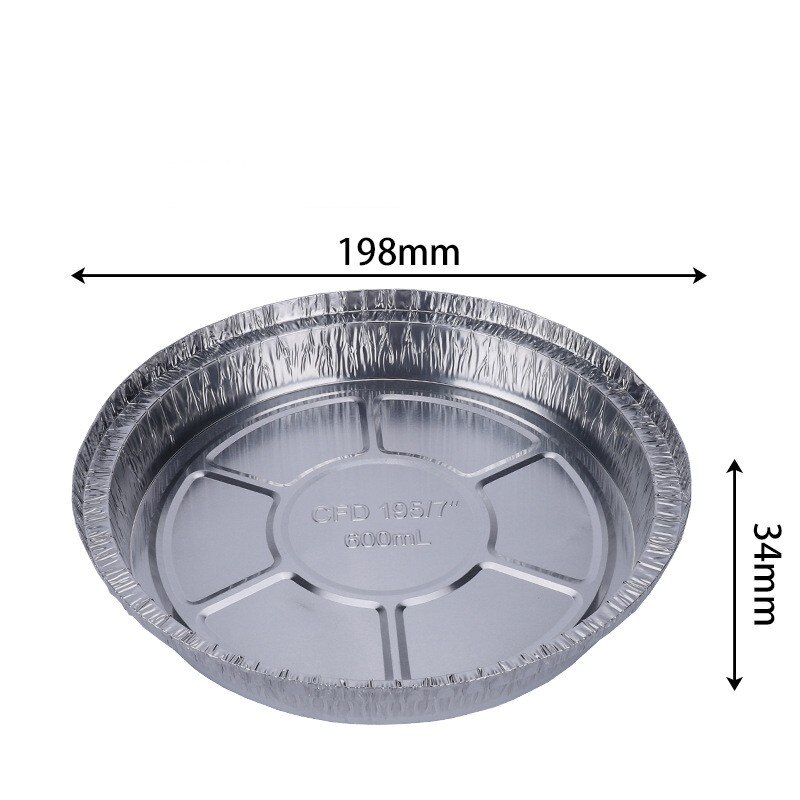Wegwerp Aluminiumfolie Aluminiumfolie Disc Geen-Kleverige Olie-Proof Aluminiumfolie Board Voor Bbq Gestoomde Houtskool Gegrilde rijst Bakken Levert: M-No cover
