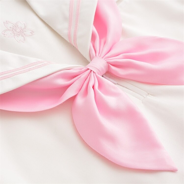 Summer Short-sleeved Japanese School Uniforms for Girls JK Uniforms set for High School Students Navy Sailors one set