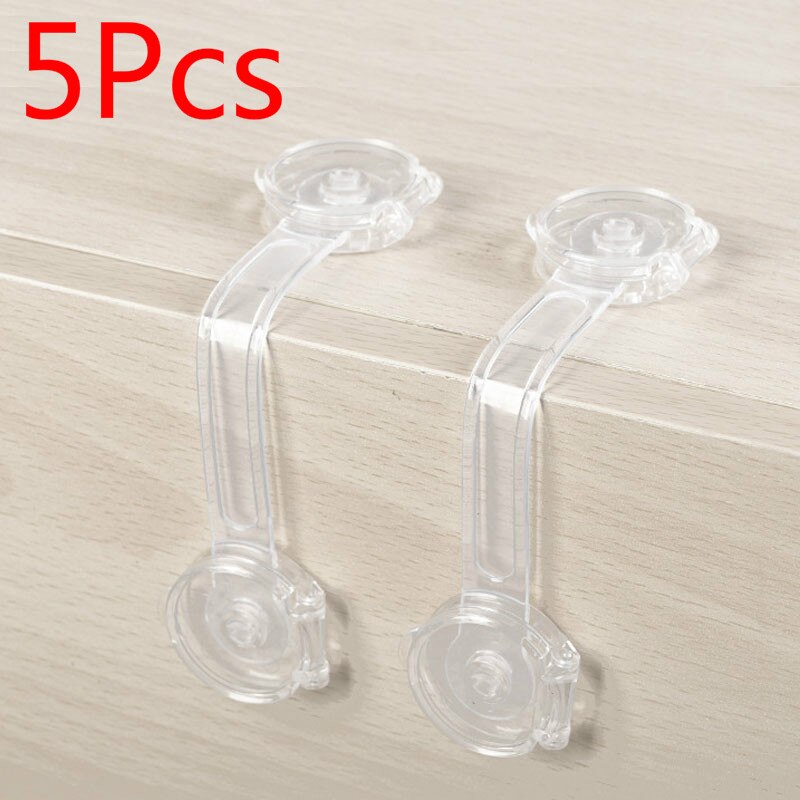 Multipurpose Portable Children Safety Lock Plastic Cabinet Locks Extended Baby Door Buckle Protection Cabinet Security Lock