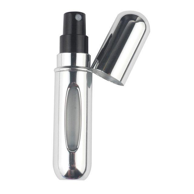 5ml Portable Mini Aluminum Refillable Perfume Bottle With Spray Empty Cosmetic Containers With Atomizer For Traveler: 7