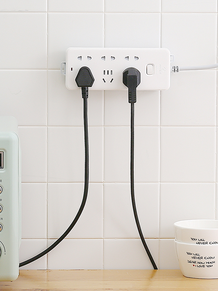 Uchwyt listwy zasilającej naklejka ścienna schowek na ścianę bezszwowa listwa zasilająca bezdotykowy płyta krosowy gniazdo ścienne robić montażu rodzaj kleju