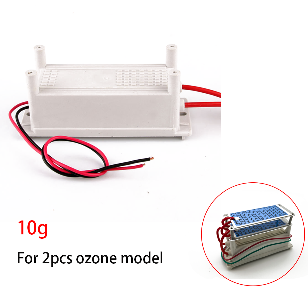 Generador de ozono de 5g, 10g, 20g, fuente de alimentación, pieza de generador de ozono DIY, componentes purificadores de esterilización de aire para generador de ensamblaje DIY