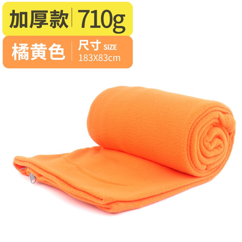 Sac de couchage extérieur en polaire, camping, voyage, climatiseur, chaud, camping quatre saisons, pause déjeuner, couverture pour les genoux, sac de couchage sale: 6