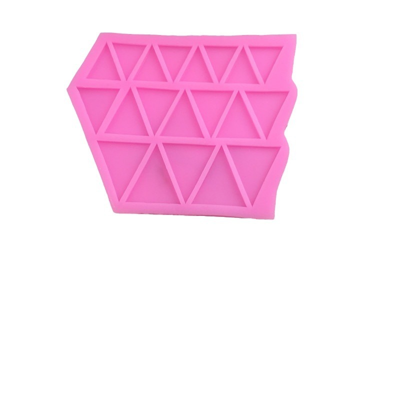 Baking Mold Cake Dessert Table Small Edge Triangular Star Circular Heart-shaped Chocolate Flip Sugar Silicone Grinding Tool