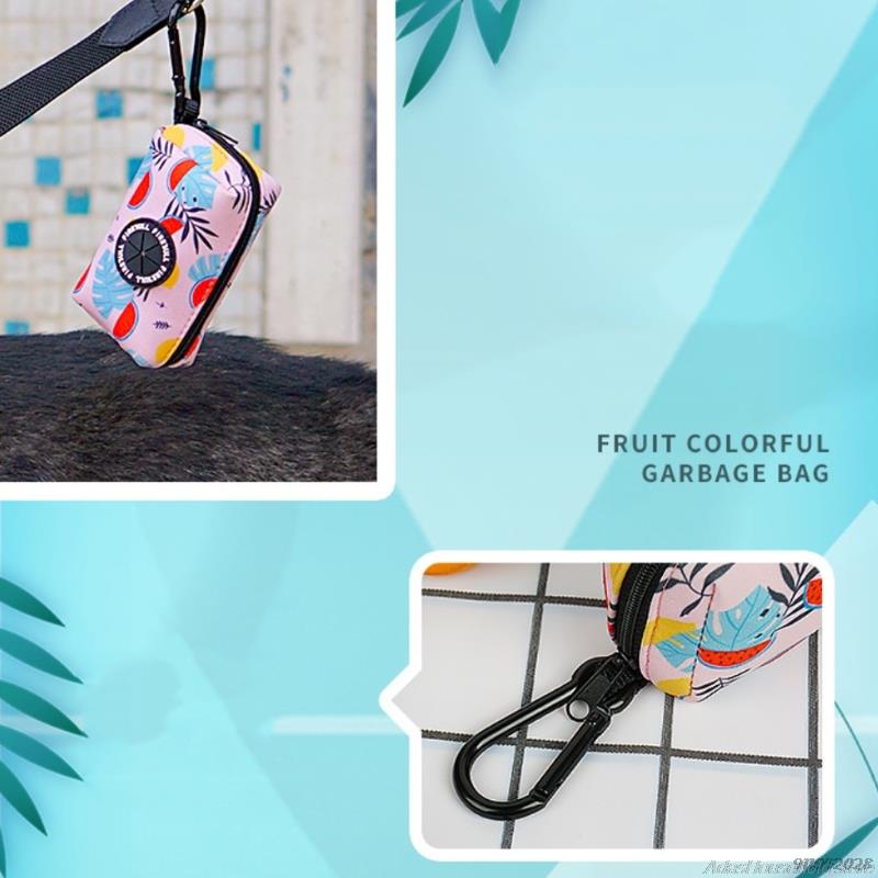 Portable Pet Puppy Cat Pick Up Poop Bag Dispenser Dog Poop Waste Garbage Holder