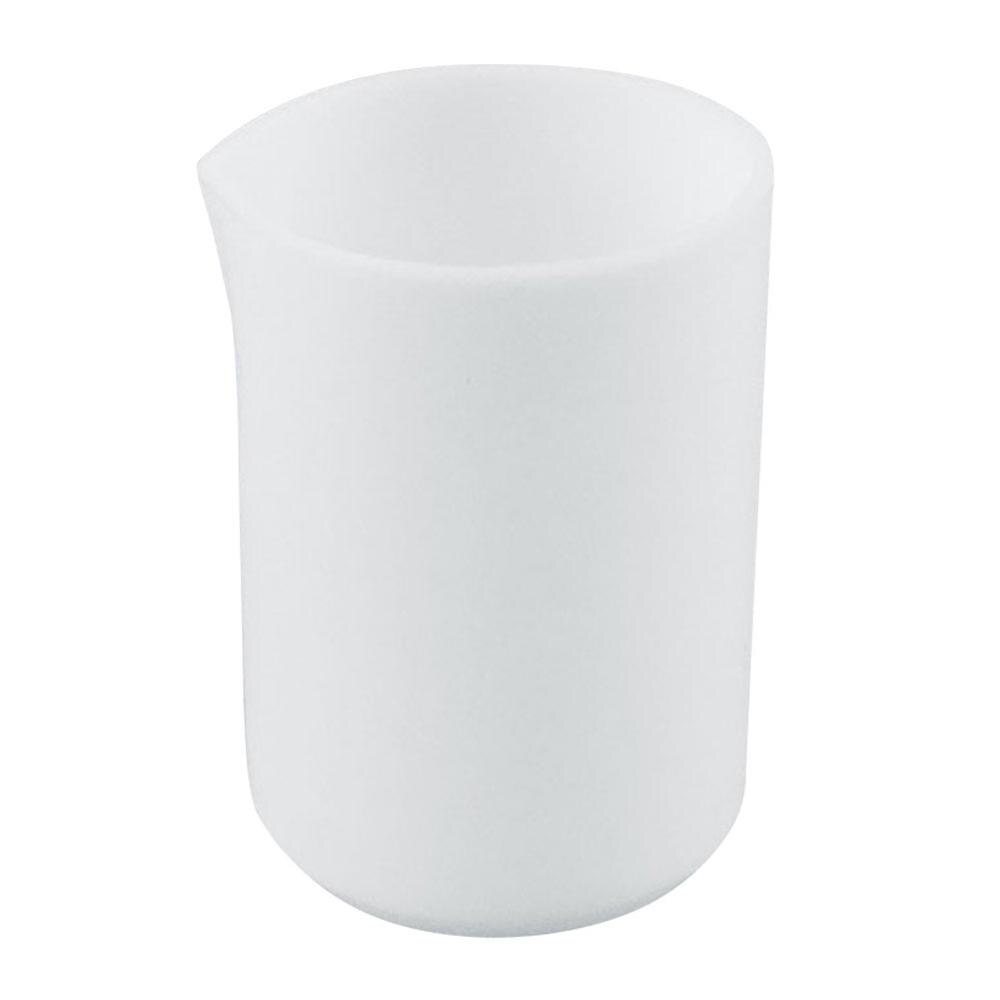Laboratory Supplies Beaker White PTFE Chemistry Experimental Beaker Multi-Specification Tool