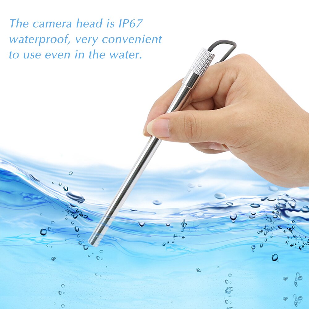 Portable Digital USB Microscope Inspection Magnifier IP67 Waterproof Camera Built-in 8 LED Lights with Advanced CMOS 10X-200X