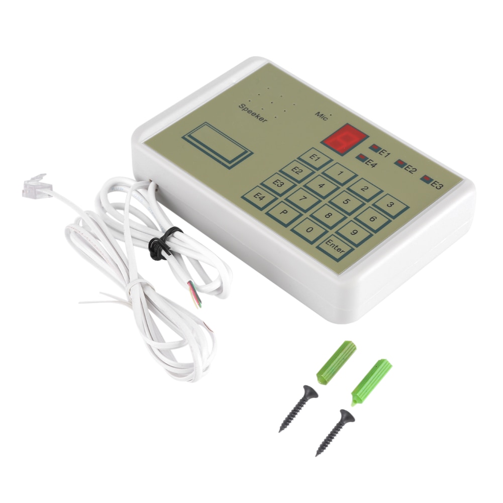 Wired Telephone Voice Auto-Dialer Burglar Security House Alarm System Microcomputer Self-Test To Prevent Failure