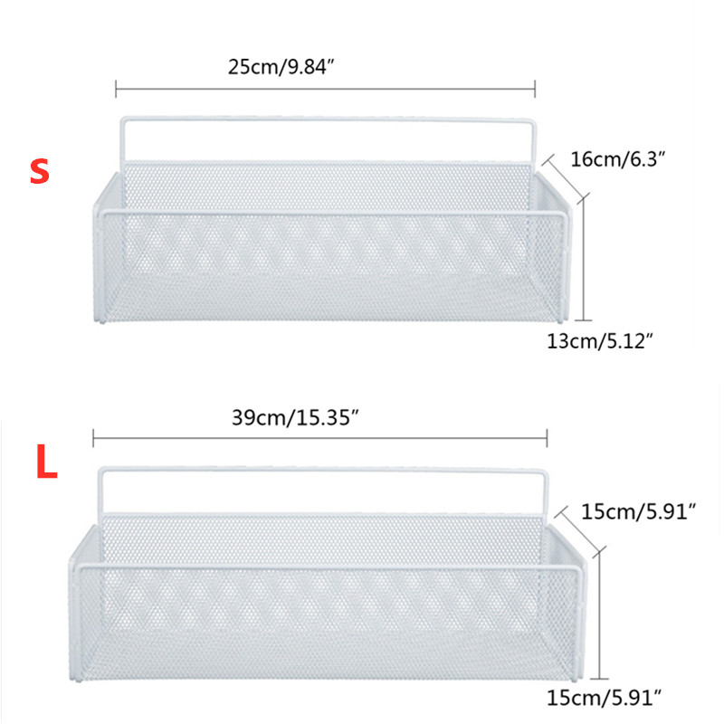 Metal Wire Bathroom Storage Organizer Basket Bins Wall Mounted Shower Caddy Shelf Kitchen Shampoo Storage Rack Farmhouse