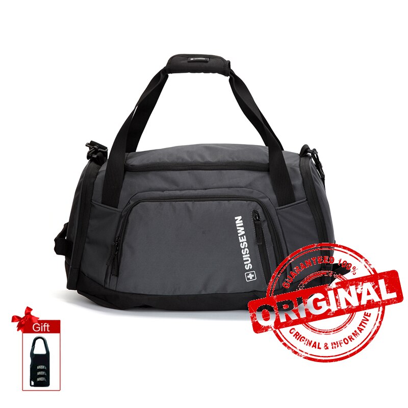 Bolsa de viaje Suissewin para mujeres y hombres, gran capacidad, ligera, portátil, bolsa de lona SN5015