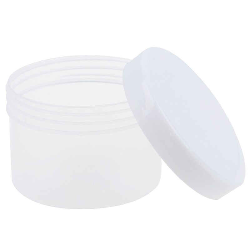 Genomskinlig plastbehållare box för slime mud clay tillbehör slime box förvaringsbox flaska med lock slime tool 150ml