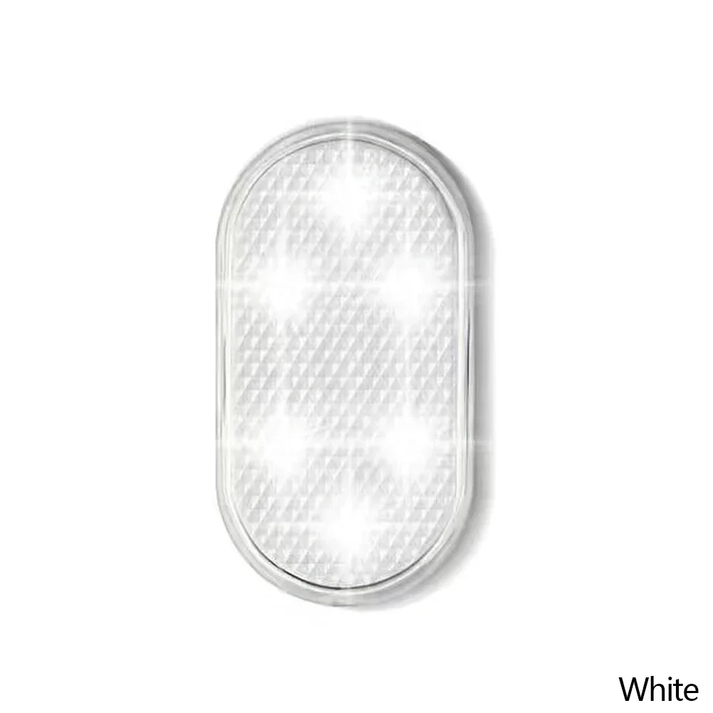 Luci a portato senza fili magnetiche per interni auto Luci a portato per interni per auto Lampada per atmosfera con accento al neon automobilistico ricaricabile tramite USB: BIANCO