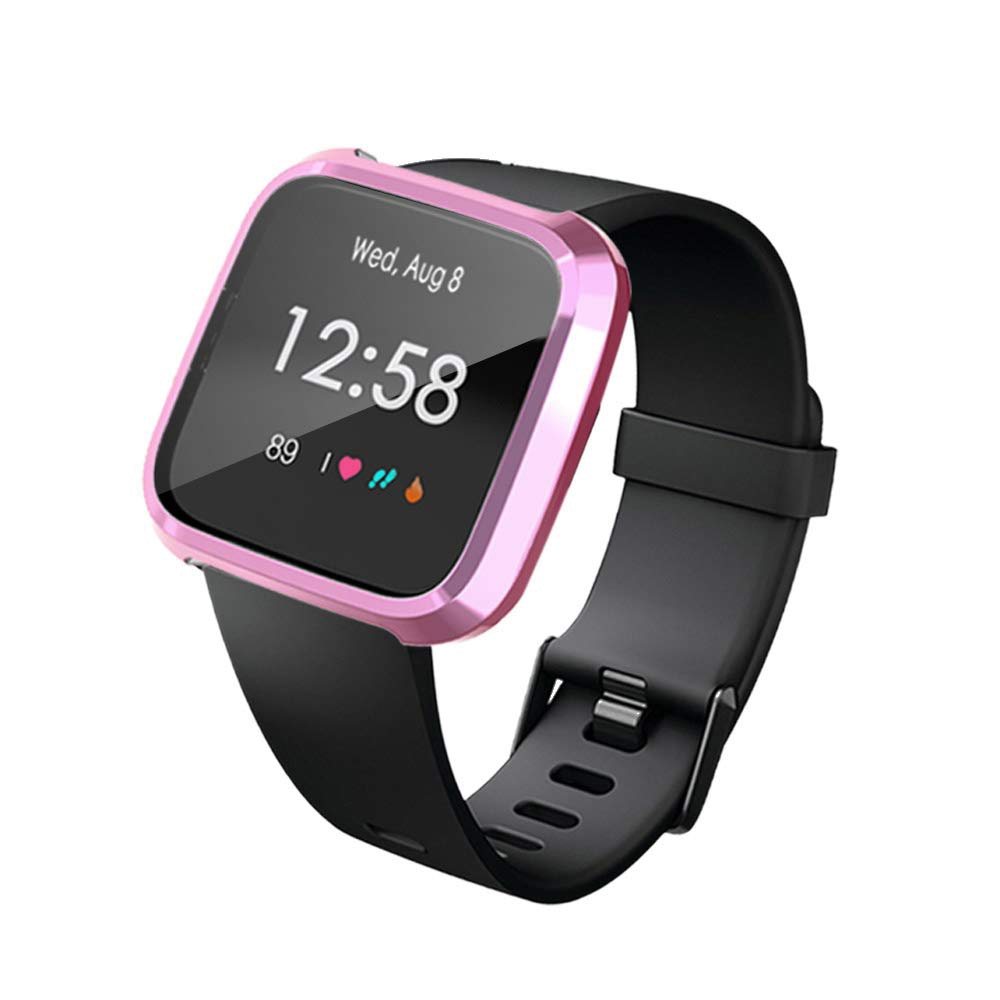 Protector de pantalla para Fitbit Versa1 Versa 2 versa lite todo-Alrededor Ultra delgado suave TPU funda para reloj Protector de parachoques