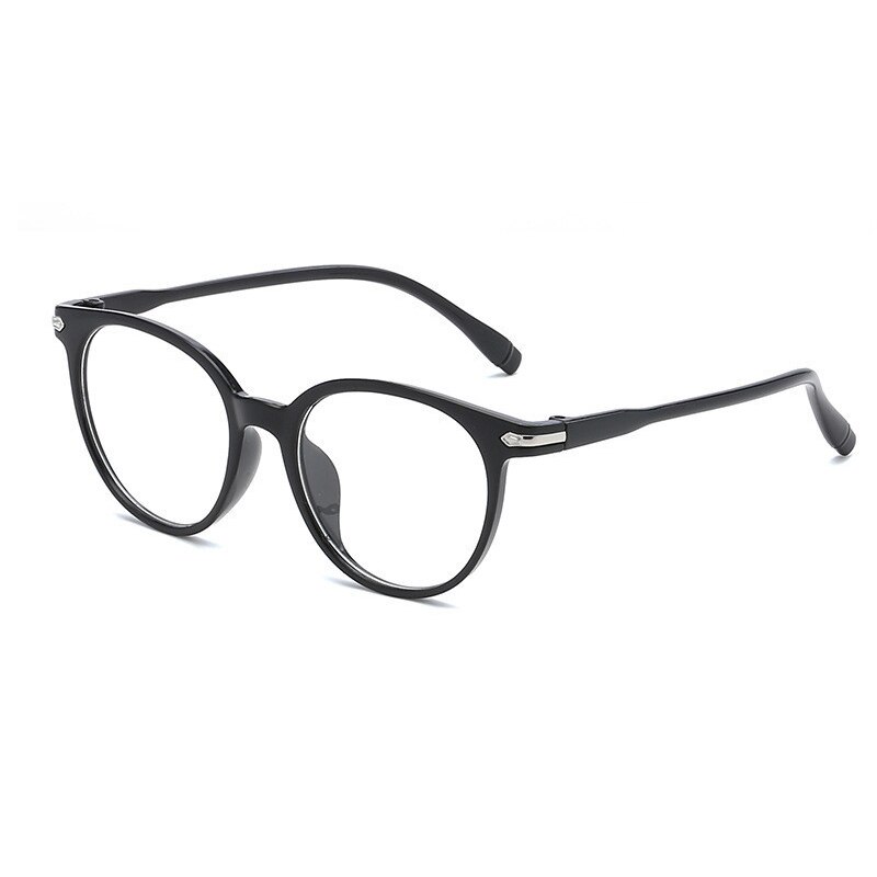 Gafas para ordenador con bloqueo de luz azul, , protección contra radiación, filtro de luz azul, protección UV, para hombre y mujer, para videojuegos: Bright black