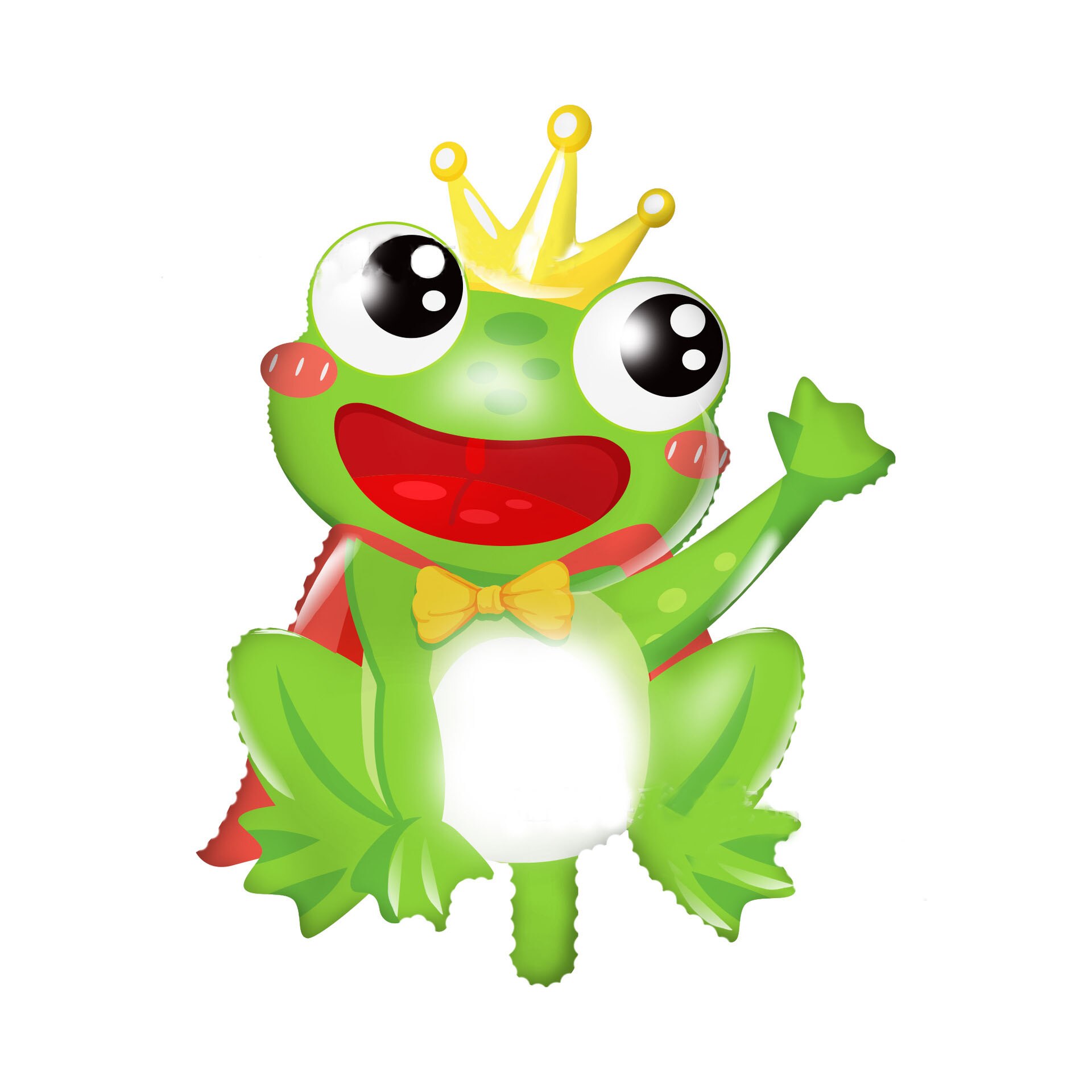 Frog Party Decor Air Balloon Green Balloon Kit Walking Frog Foil Balloons for Kids Birthday Insect Animal Themed Party Supplies: Light Yellow