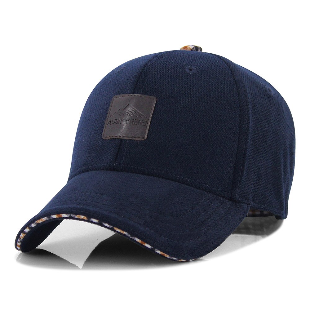 [AETRENDS] Winter Baseball Cap Caps for Men Trucker Hat 4 Colors for Choice Z-1937: Dark Blue