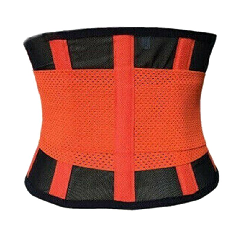 Cintura sportiva da donna cintura da allenamento cintura da Fitness regolabile per corsa Yoga Hall arancione: L