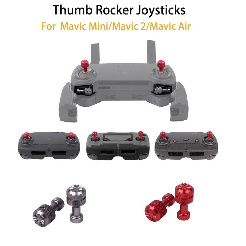 Aluminium Joysticks Duim Rocker Stick Voor Dji Mavic 2 Pro Drone 4K Mavic Air Remote Controller Mavic Mini accessoires