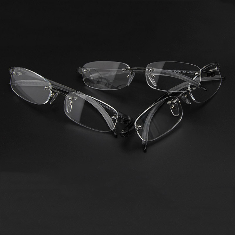 Seemfly ultralette bløde  tr90 rammeløse nærsynethed briller mænd forretninger nærsynet kortsigtede briller -1.0-1.5-2.0-2.5-3.0-3.5-4.0