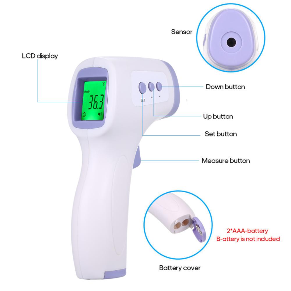 Finger Pulse Oximeter Blood Oxygen Saturation meter Fingertip Pulsoximeter SPO2 Monitor Oximetro dedo Oximeter + IR Thermometer