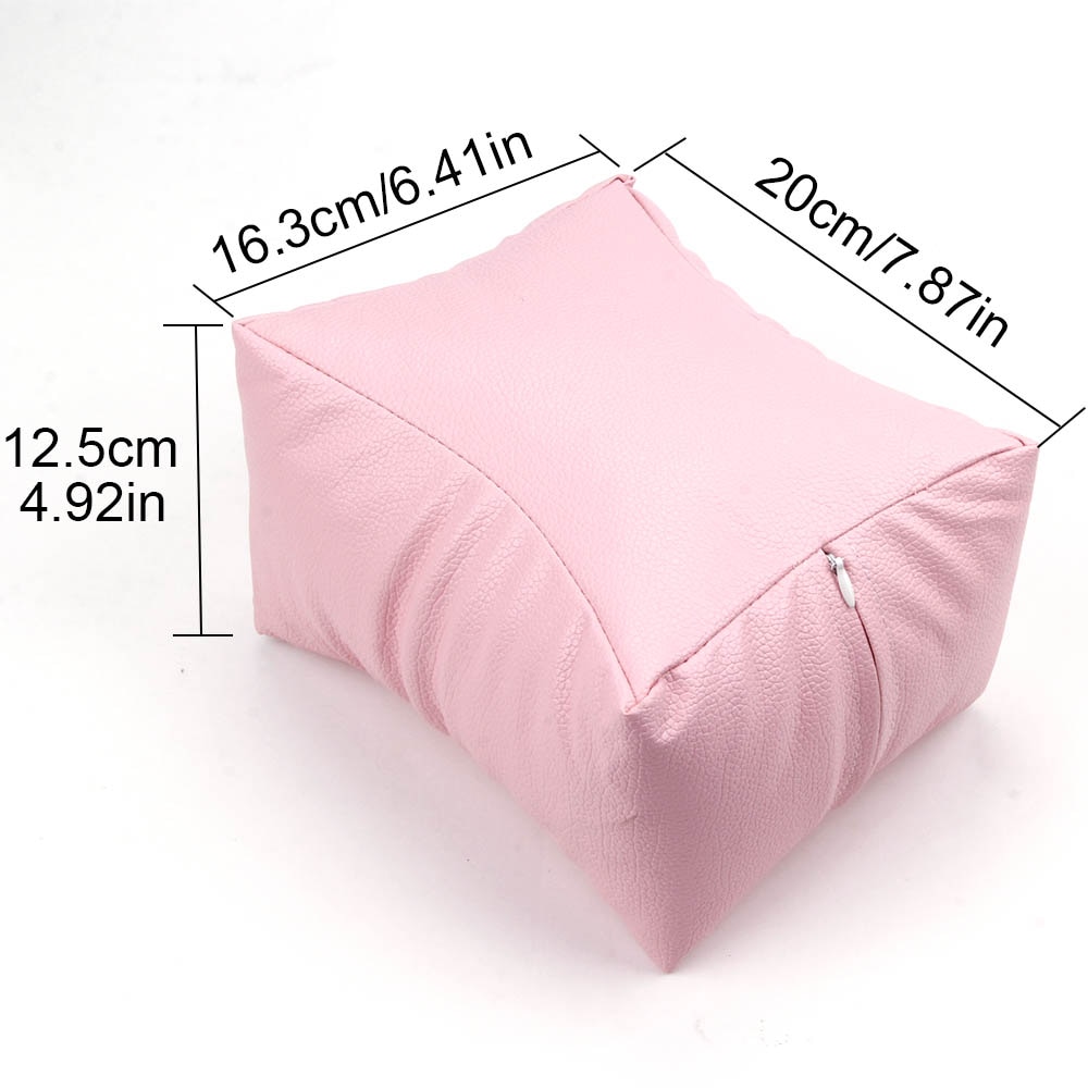 Almohada de mesa para uñas, soporte de cojín para manicura y pedicura, reposabrazos de escritorio, herramientas profesionales para uñas de PU suave