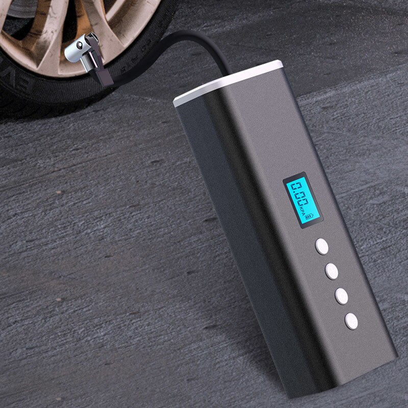 Wireless Car Air Compressor Protable Electric Car Air Pump 150PSI Mini Tire Inflator Auto Tyre Pumb With LED Light