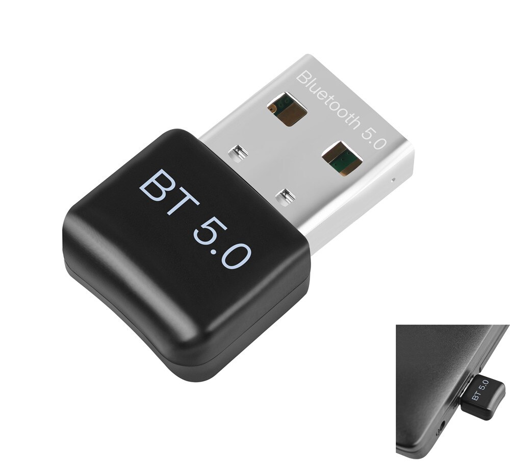 kebidumei Mini USB Bluetooth Dongle 5.0. receiver portable USB Bluetooth Adapter receiver Wireless for Computer PC Wireless Mous