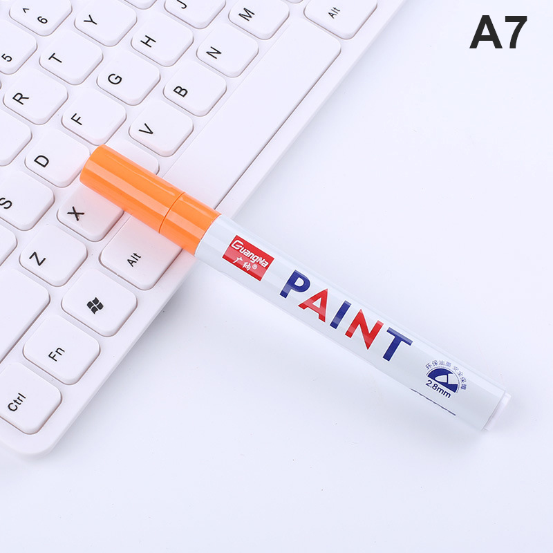 12 Colors Paint Marker Pen Fade-proof Car Tyre Tire Tread CD Metal Permanent
